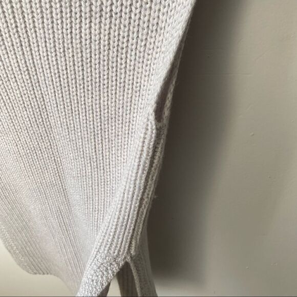 ARITZIA Wilfred Durandal Italian Wool Sleeveless Turtleneck Sweater Grey ~ XXS - Picture 11 of 12